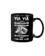 YIA YIA AND GRANDDAUGHTER - BEST PARTNERS IN CRIME Mug tile