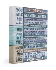 STRAIGHTEN YOUR CROWN - GRANDMA TO GRANDDAUGHTER 11x14 Gallery Wrapped Canvas Prints front