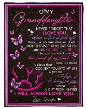 I LOVE YOU - GREAT GIFT FOR GRANDDAUGHTER Small Fleece Blanket - 30" x 40" front