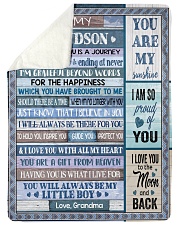 YOU ARE MY SUNSHINE - FROM GRANDMA TO GRANDSON Sherpa Fleece Blanket tile
