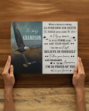 I'M SO PROUD OF YOU - BEST GIFT FOR GRANDSON 14x11 Gallery Wrapped Canvas Prints aos-canvas-pgw-14x11-lifestyle-front-45