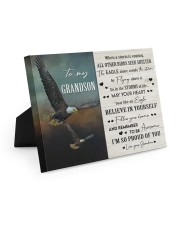I'M SO PROUD OF YOU - BEST GIFT FOR GRANDSON Easel-Back Gallery Wrapped Canvas tile