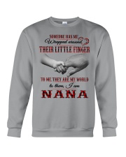 THEY ARE MY WORLD - PERFECT GIFT FOR NANA Crewneck Sweatshirt tile