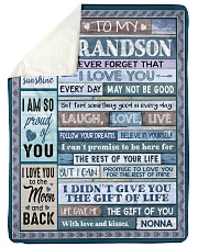 BELIEVE IN YOURSELF - AMAZING GIFT FOR GRANDSON Sherpa Fleece Blanket tile