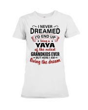 THE CUTEST GRANDKIDS - PERFECT GIFT FOR YAYA Premium Fit Ladies Tee tile