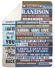 FOLLOW YOUR DREAMS - GRADMA TO GRANDSON Sherpa Fleece Blanket tile