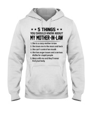 5 THINGS YOU SHOULD KNOW ABOUT MY MOTHER-IN-LAW Hooded Sweatshirt tile