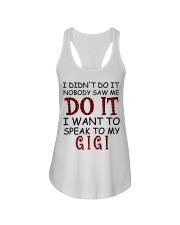 SPEAK TO MY GIGI - PERFECT GIFT FOR GRANDCHILD Ladies Flowy Tank tile