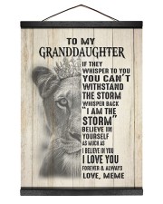 I AM THE STORM - GREAT GIFT FOR GRANDDAUGHTER Hanging Canvas tile