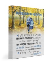 TO MY HUSBAND IN HEAVEN 11x14 Gallery Wrapped Canvas Prints front