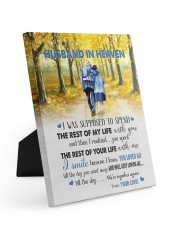 TO MY HUSBAND IN HEAVEN Easel-Back Gallery Wrapped Canvas tile