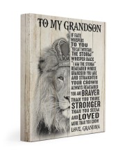 STRAIGHTEN YOUR CROWN LOVELY GIFT FOR GRANDSON 11x14 Gallery Wrapped Canvas Prints front