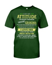 I Get My Attitude From My Freakin' Awesome Grandma - Best Gift For Grandson Classic T-Shirt tile