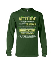 I Get My Attitude From My Freakin' Awesome Grandma - Best Gift For Grandson Long Sleeve Tee tile