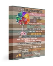 JUST DO YOUR BEST - BEST GIFT FOR GRANDDAUGHTER 11x14 Gallery Wrapped Canvas Prints front