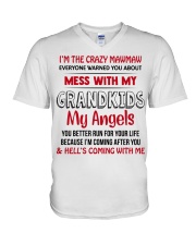 I'm The Crazy Mawmaw - Perfect Gift For Mawmaw V-Neck T-Shirt tile