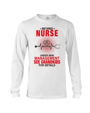 RETIRED NURSE - PERFECT GIFT FOR GRANDMA Long Sleeve Tee tile