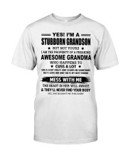 She Is My Best Friend - Amazing Gift For Grandson Classic T-Shirt tile