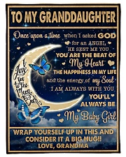 BEAT OF MY HEART - GRANDMA TO GRANDDAUGHTER Small Fleece Blanket - 30" x 40" front