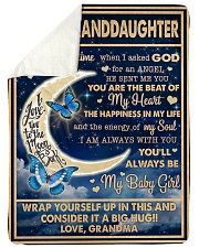 BEAT OF MY HEART - GRANDMA TO GRANDDAUGHTER Sherpa Fleece Blanket tile