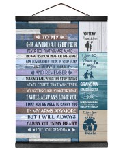 CARRY YOU IN MY HEART - GIFT FOR GRANDDAUGHTER Hanging Canvas tile