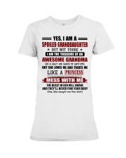 LIKE A PRINCESS - BEST GIFT FOR GRANDDAUGHTER Premium Fit Ladies Tee tile