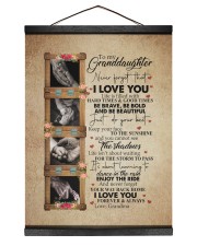 I LOVE YOU - LOVELY MESSAGE GIFT FOR GRANDDAUGHTER Hanging Canvas tile
