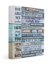 THE GIFT OF LIFE - BEST GIFT FOR GRANDDAUGHTER 11x14 Gallery Wrapped Canvas Prints front