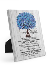 YOU WAY BACK HOME - AMAZING GIFT FOR GRANDSON Easel-Back Gallery Wrapped Canvas tile