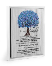 YOU WAY BACK HOME - AMAZING GIFT FOR GRANDSON Floating Framed Canvas Prints White tile