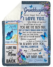 I LOVE YOU - BEST GIFT FOR GRANDDAUGHTER Sherpa Fleece Blanket tile