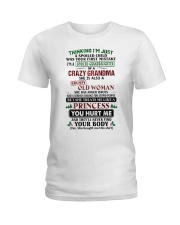 I'm A Spoiled Granddaughter Of A Crazy Grandpa Ladies T-Shirt tile