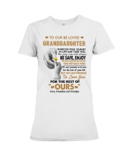 YOUR WAY BACK HOME - BEST GIFT FOR GRANDDAUGHTER Premium Fit Ladies Tee tile