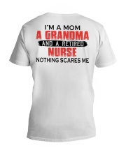 NOTHING SCARES ME - PERFECT GIFT FOR NURSE V-Neck T-Shirt tile