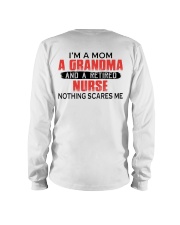 NOTHING SCARES ME - PERFECT GIFT FOR NURSE Long Sleeve Tee tile