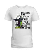 FIRST MISTAKE - PERFECT GIFT FOR YAYA Ladies T-Shirt tile