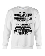 MESS WITH ME - GREAT GIFT FOR SON-IN-LAW Crewneck Sweatshirt tile