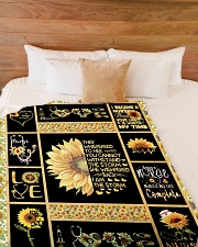 I AM THE STORM - PERFECT GIFT FOR GRANDMA Large Fleece Blanket - 60" x 80" aos-coral-fleece-blanket-60x80-lifestyle-front-02