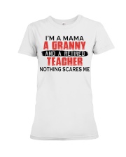A RETIRED TEACHER - PERFECT GIFT FOR GRANNY Premium Fit Ladies Tee tile