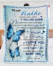 I LOVE YOU - AMAZING GIFT FOR KAKHI Large Sherpa Fleece Blanket - 60" x 80" aos-sherpa-fleece-blanket-60x80-lifestyle-front-23