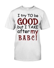 TAKE AFTER MY BABCI - GIFT FOR GRANDCHILDREN Premium Fit Mens Tee tile