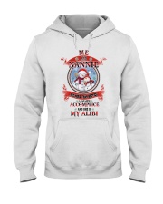 She Is My Alibi - Amazing Gift For Grandkids Hooded Sweatshirt tile