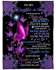 You're The Love Of His Life - Best Gift For Daughter-In-Law Large Fleece Blanket - 60" x 80" front