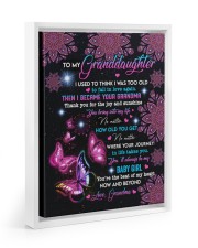 BE MY BABY GIRL - PERFECT GIFT FOR GRANDDAUGHTER Floating Framed Canvas Prints White tile