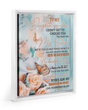 THE LOVE - GIFT FOR DAUGHTER-IN-LAW Floating Framed Canvas Prints White tile