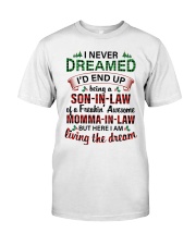 Living The Dream - Best Gift For Son-in-law Premium Fit Mens Tee tile