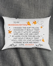 HOPE AND LOVE - LOVELY GIFT FOR GRANDDAUGHTER Rectangular Pillowcase aos-pillow-rectangle-front-lifestyle-1