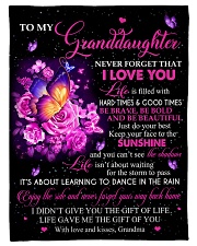 I LOVE YOU - GRANDDAUGHTER GIFT WITH BUTTERFLY Small Fleece Blanket - 30" x 40" front