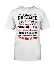 LIVING THE DREAM - LOVELY GIFT FOR SON-IN-LAW Premium Fit Mens Tee tile