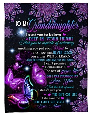 BELIEVE IN YOUR HEART - TO GRANDDAUGHTER FROM MIMI Small Fleece Blanket - 30" x 40" front